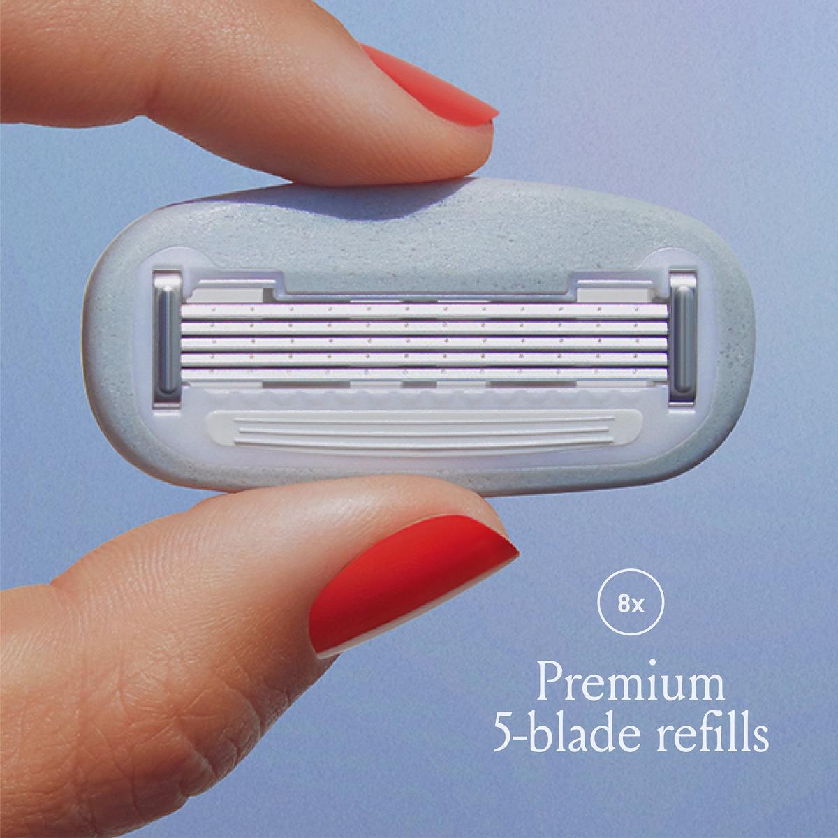 5 Blade Razor Refills - 8 ct