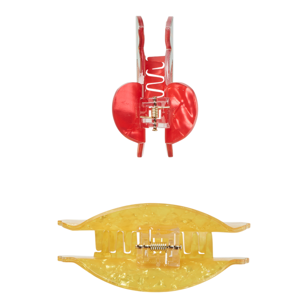 Scünci Summer Social Fruit Claw Clips #3