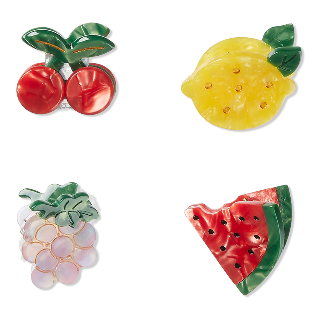 Scünci Summer Social Mini Fruit Claw Clips #1
