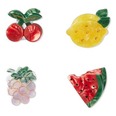 Scünci Summer Social Mini Fruit Claw Clips