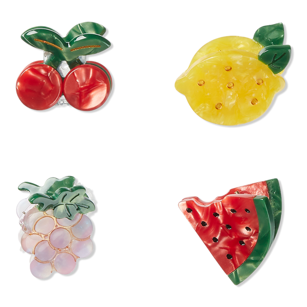Scünci Summer Social Mini Fruit Claw Clips #1