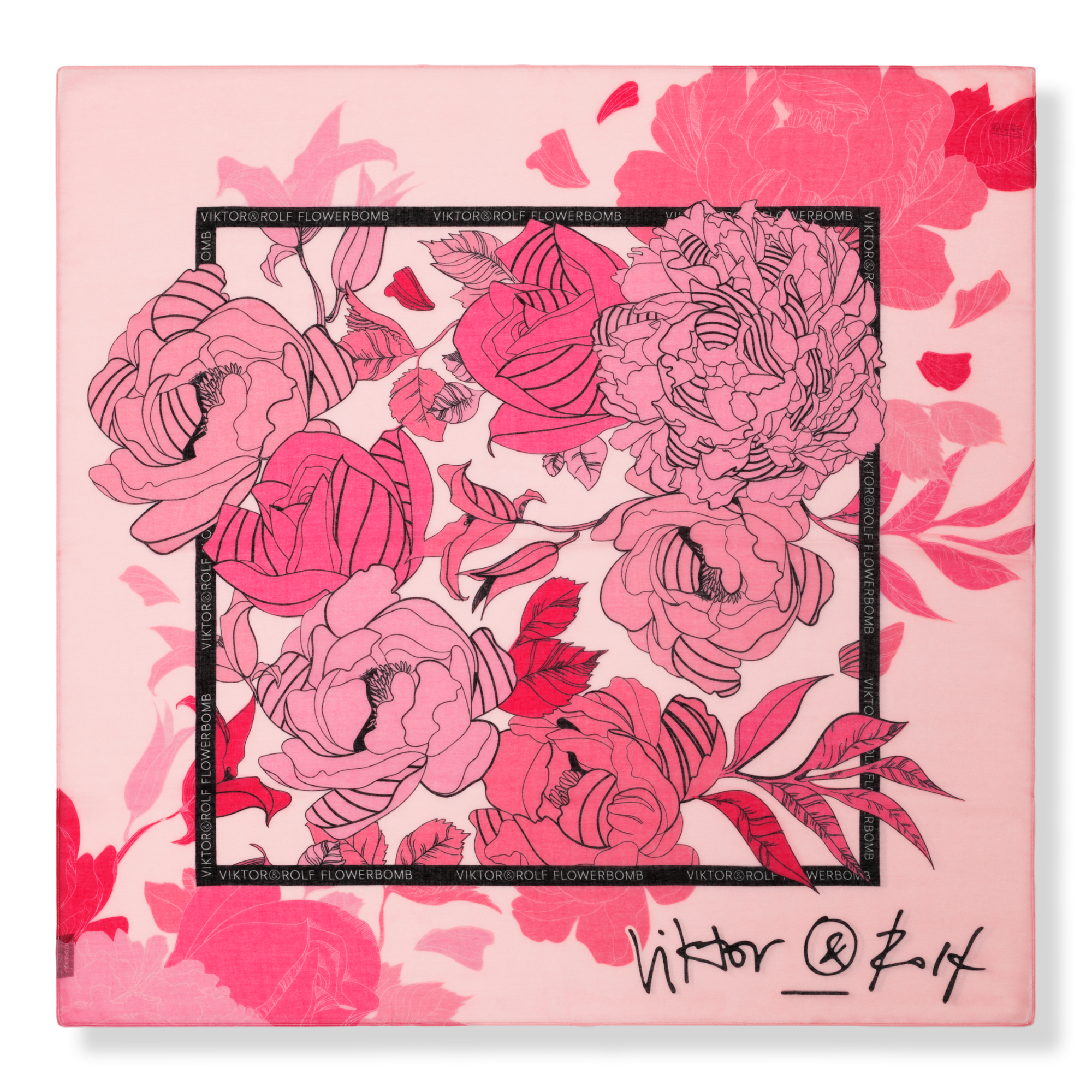 Viktor&Rolf Free Flowerbomb Scarf with select large spray purchase #1