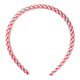Red and White Summer Social Gingham Headband 