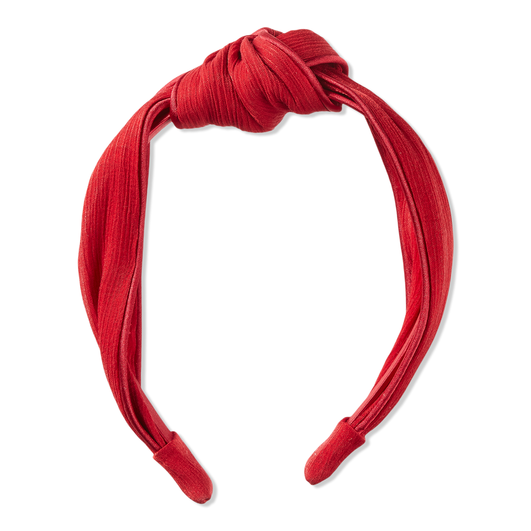 Scünci Summer Social Red Knotted Headband #1