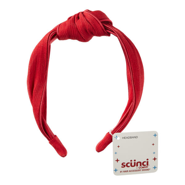 Scünci Summer Social Red Knotted Headband #2