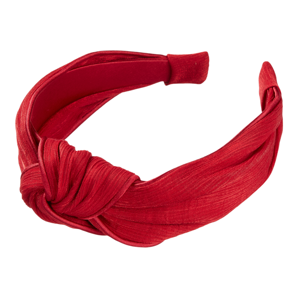 Scünci Summer Social Red Knotted Headband #4