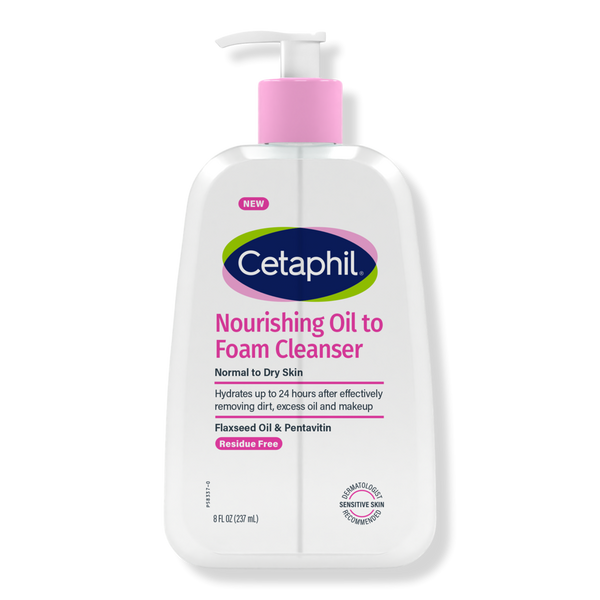 Cetaphil Nourishing Oil to Foam Cleanser Face Wash for Sensitive Skin #1