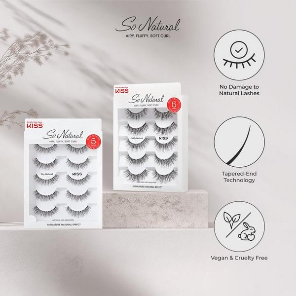 Kiss So Natural False Eyelashes #7