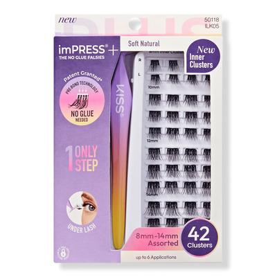 Kiss imPRESS+ Press On Self Adhesive Eyelashes