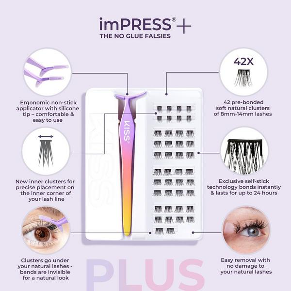 Kiss imPRESS+ Press On Self Adhesive Eyelashes #6