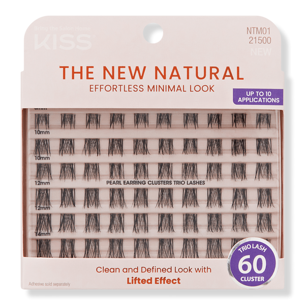 Kiss The New Natural False Eyelashes, Lash Extension Kit #1