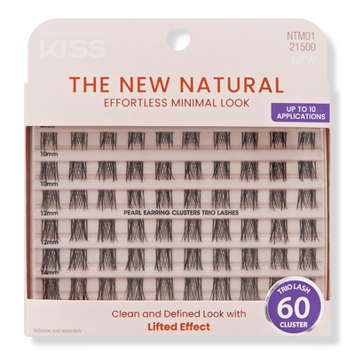 Kiss The New Natural False Eyelashes, Lash Extension Kit