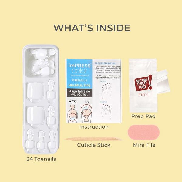 Kiss imPRESS Press On Toenails #6