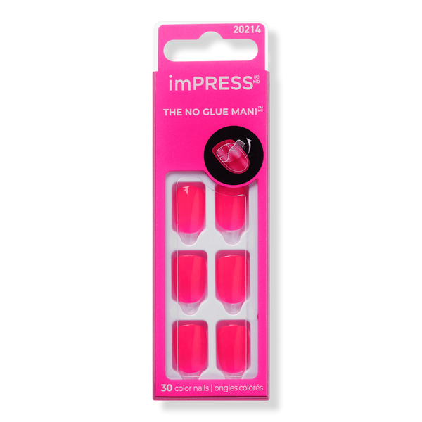 Kiss imPRESS Color Short Press-On Manicure Nails #1