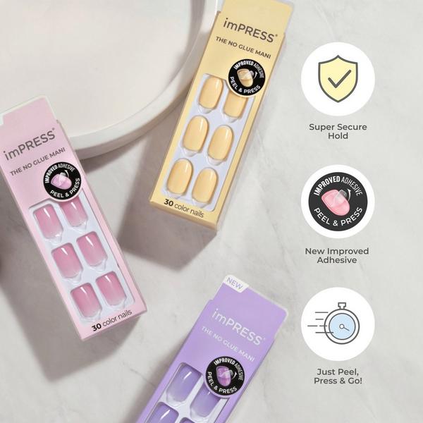 Kiss imPRESS Color Short Press-On Manicure Nails #6