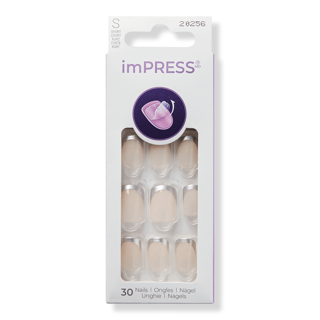 Kiss imPRESS Design Short Press-On Manicure Nails #1