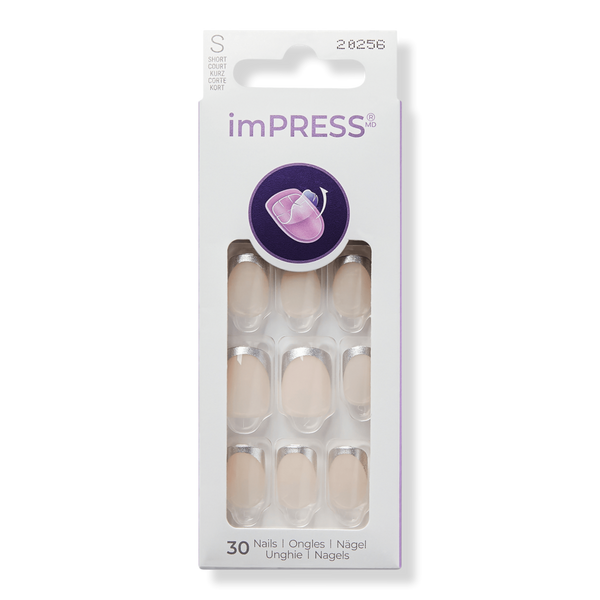 Kiss imPRESS Design Short Press-On Manicure Nails #1