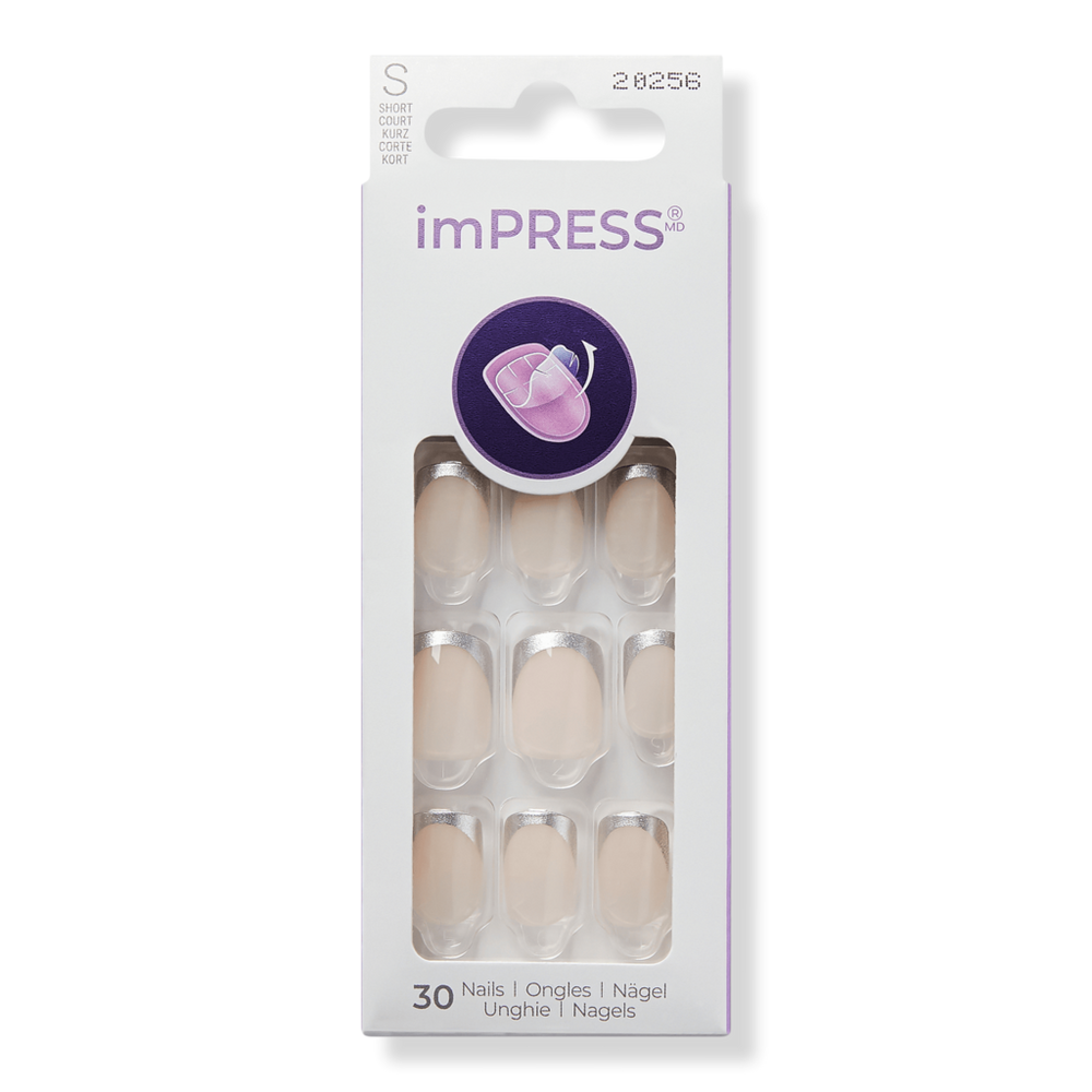 Kiss Impress Design Short Press-on Manicure Nails - Sun Chaser