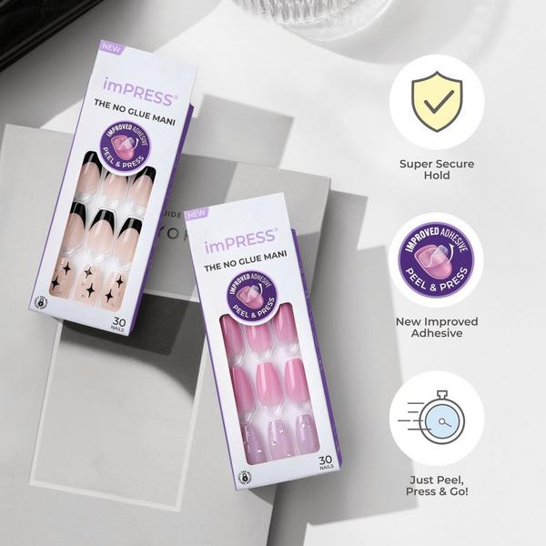 Kiss imPRESS Design Short Press-On Manicure Nails #6
