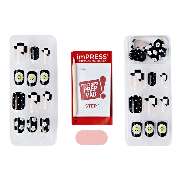 Kiss imPRESS Design Short Press-On Manicure Nails #2