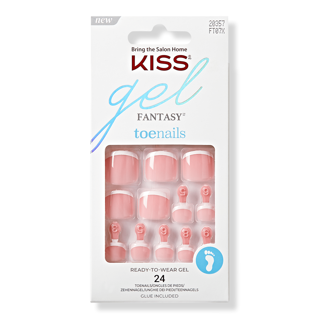 Kiss Gel Fantasy Press-On Toenails #1