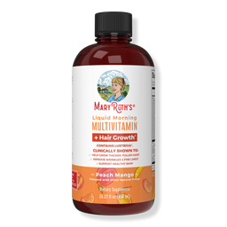 MaryRuth's Liquid Morning Multivitamin + Hair Growth Peach Mango - 15.22 oz