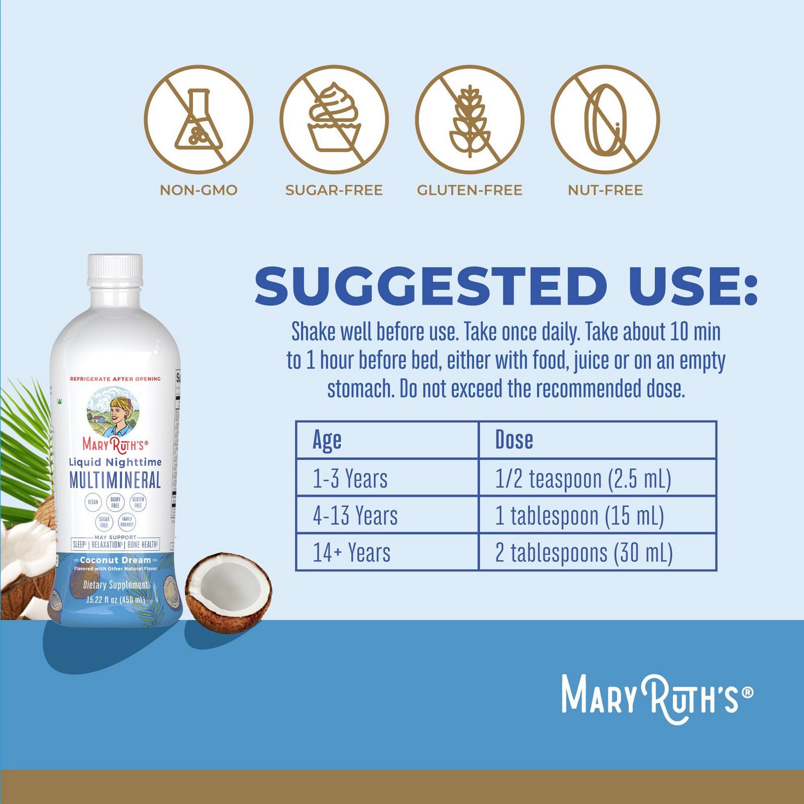 Liquid Nighttime Multimineral Coconut