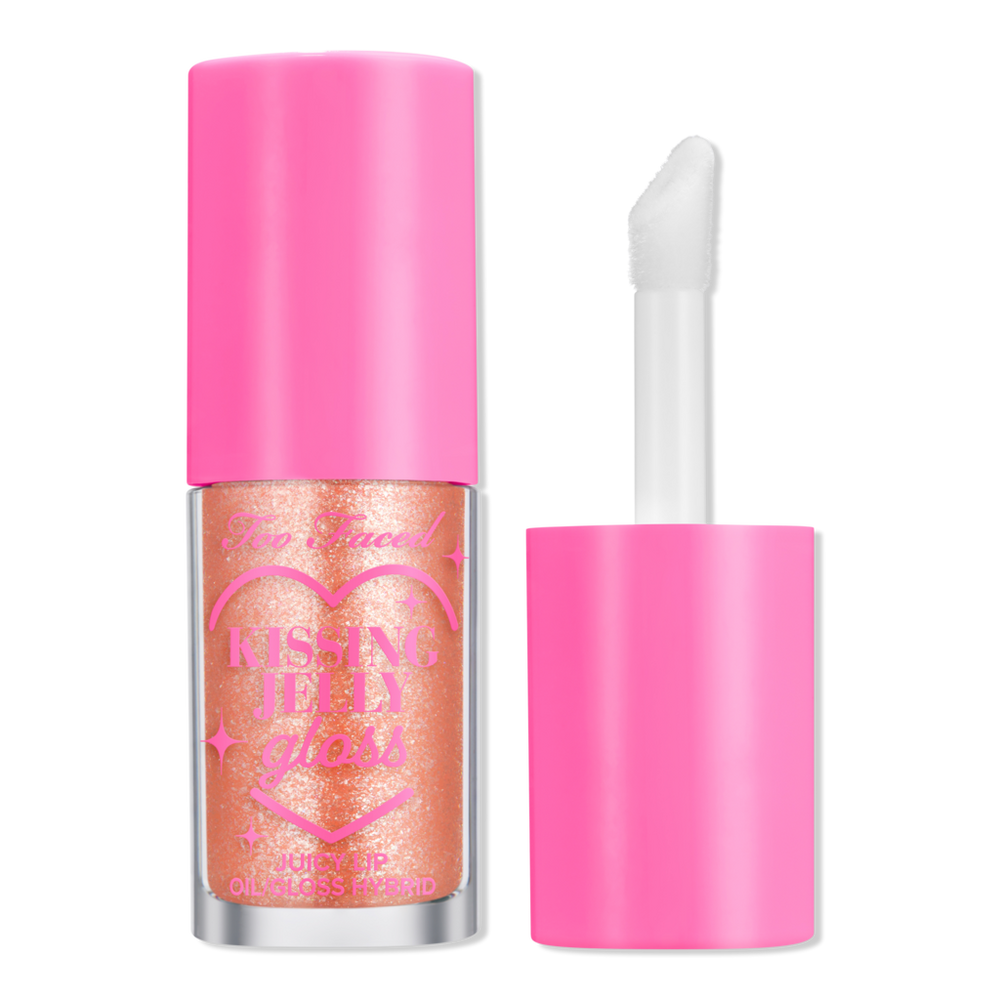 Too Faced Kissing Jelly Hydrating Lip Oil Gloss - Cream Soda