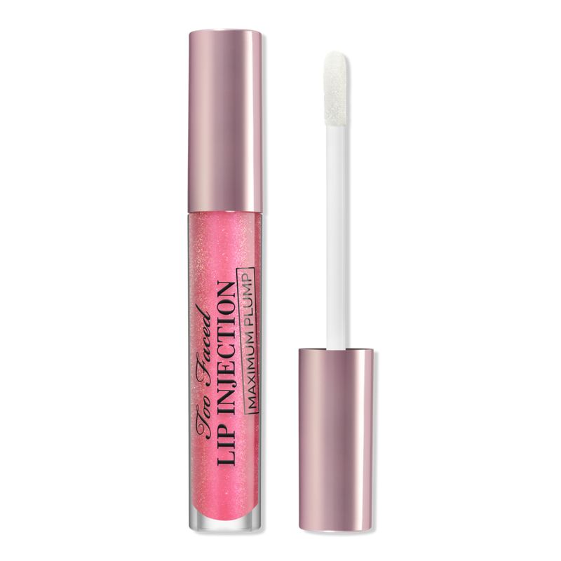 vraiment c'est urgent lip plumper Too Faced Injection Maximum Plump Extra Strength Lip It contains precious diamonds that volumize lips for a naturally full pout e.l.f. Glow Reviver Plumping Lip