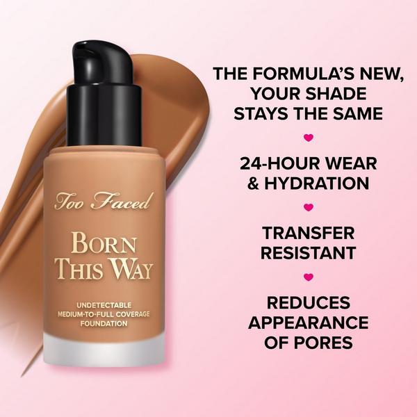 Too Faced Born This Way Undetectable Medium-To-Full Coverage Foundation #7