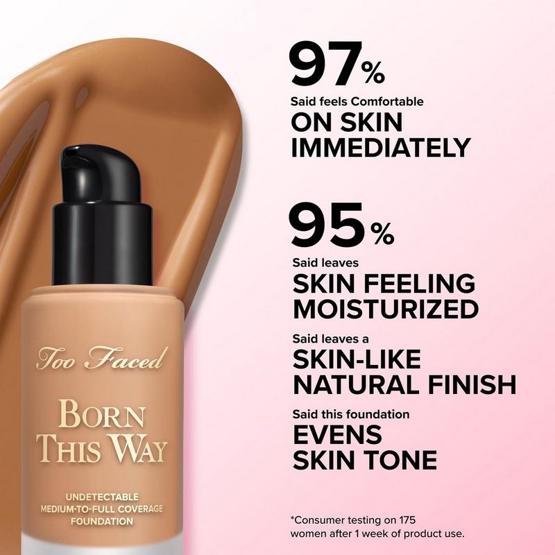 Too Faced Born This Way Undetectable Medium-To-Full Coverage Foundation #8