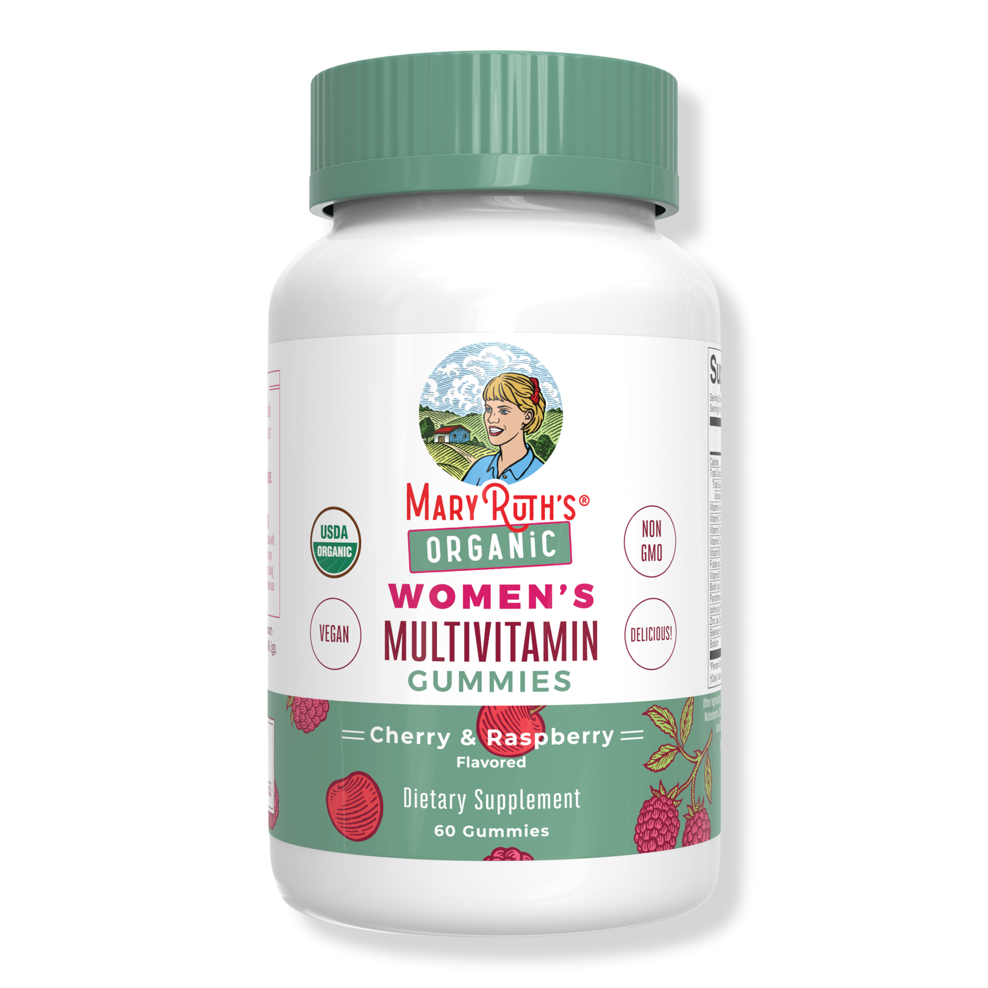 MaryRuth's Organic Women's Multivitamin Gummies Cherry Raspberry #1