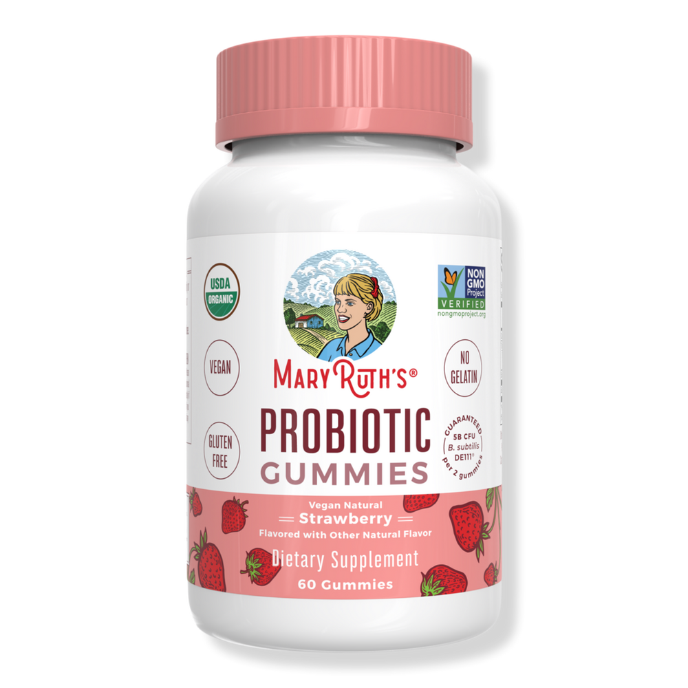 Maryruth's Organic Probiotic Gummies Strawberry