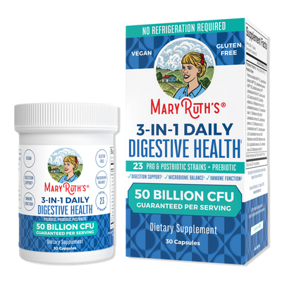 MaryRuth's 3 in 1 Daily Digestive Health Probiotic 50 Bil CFU