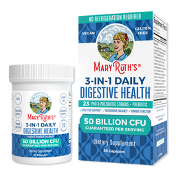 MaryRuth's 3 in 1 Daily Digestive Health Probiotic 50 Bil CFU