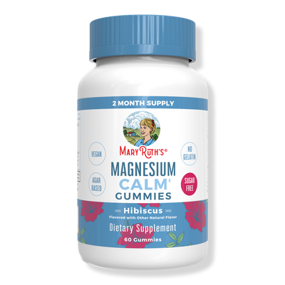 MaryRuth's Magnesium Calm Gummies Hibiscus Raspberry