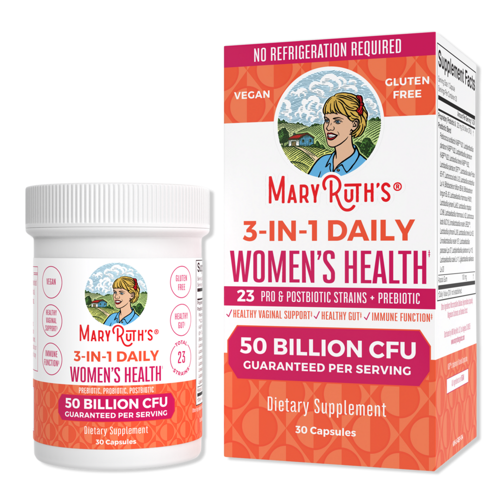 Maryruth's 3 In 1 Daily Women's Health Probiotic 50 Bil Cfu
