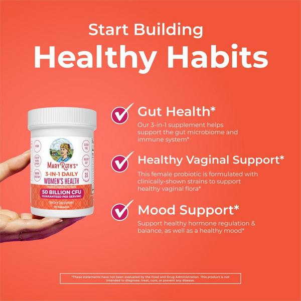 MaryRuth's 3 in 1 Daily Women's Health Probiotic 50 Bil CFU #3