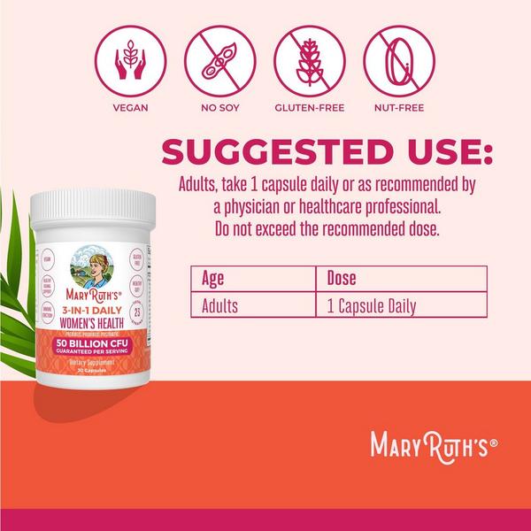 MaryRuth's 3 in 1 Daily Women's Health Probiotic 50 Bil CFU #5