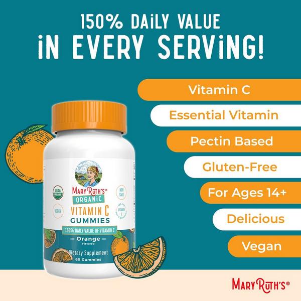 MaryRuth's Organic Vitamin C Gummies Orange #2