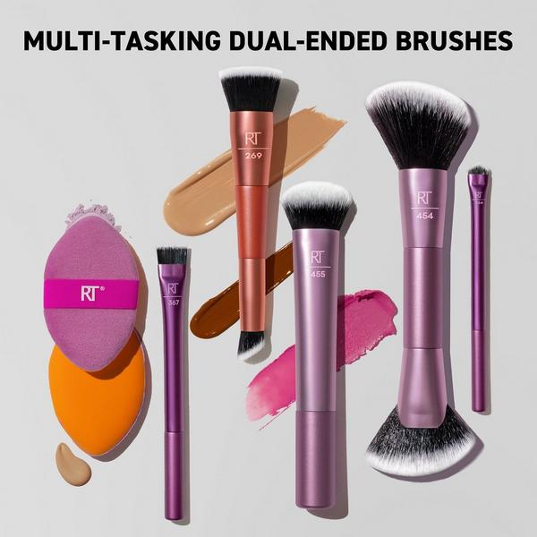 Real Techniques Big Blends Energy Brush + Dual-Sided Puff Set #4