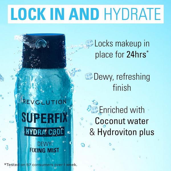 Revolution Beauty Superfix Hydra Cool Prep + Fix Continuous Fixing Mist #3