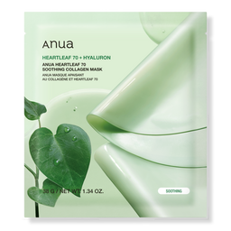 ANUA Heartleaf 70 Soothing Collagen Mask - 1 ct