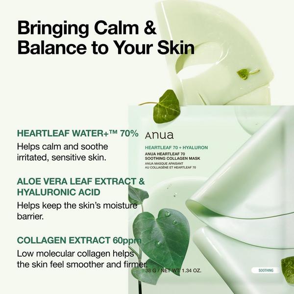 ANUA Heartleaf 70 Soothing Collagen Mask #4