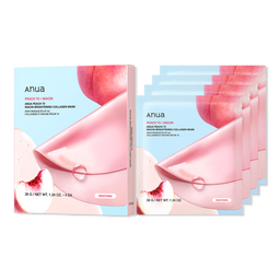 ANUA Peach 70 Niacin Brightening Collagen Mask - 4 ct