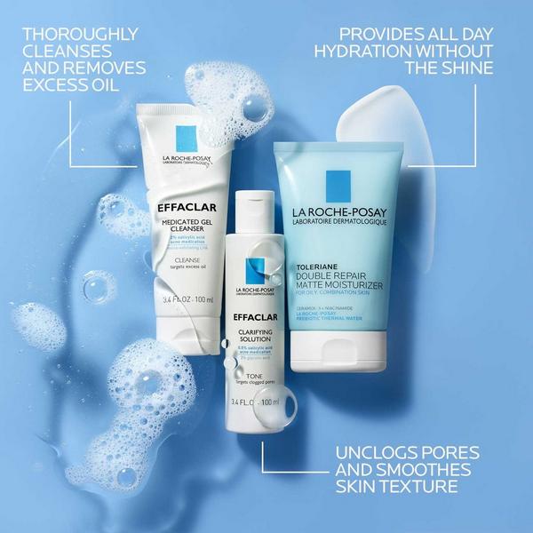 La Roche-Posay Effaclar Daily Acne Essentials Kit for Oily & Acne-Prone Skin #4