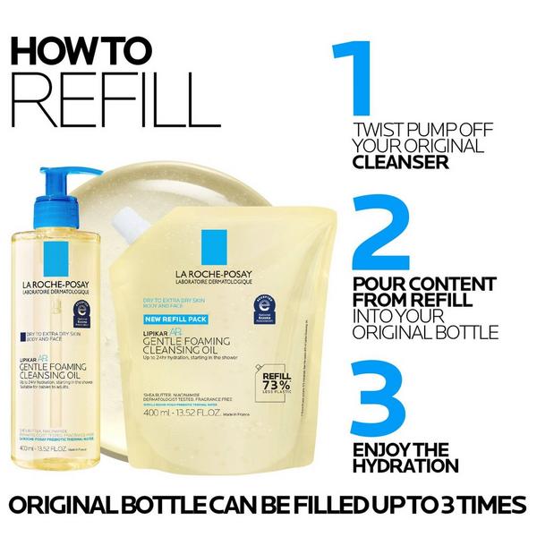 La Roche-Posay Lipikar AP+ Gentle Foaming Cleansing Oil #6