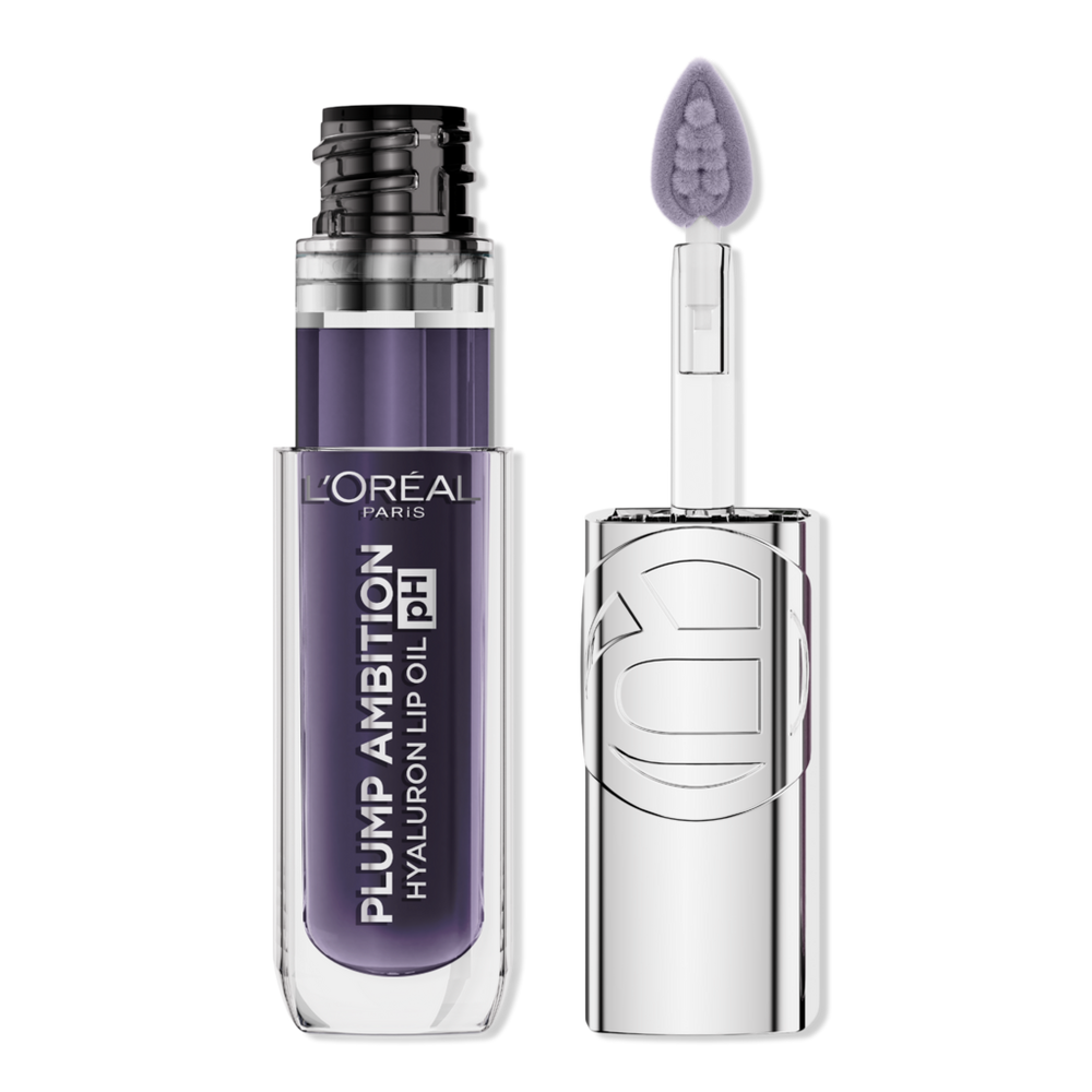 L'oreal Plump Ambition Ph Hyaluron Lip Oil - Ph Berry Noir