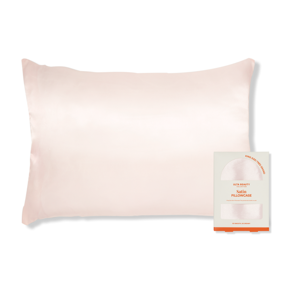 Ulta Beauty Collection King Satin Pillowcase - Light Pink