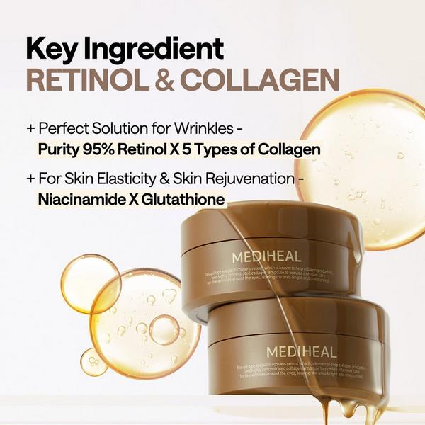 MEDIHEAL Retinol Collagen Eye Ampoule Patch #6